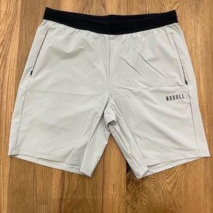 NoBull Shorts Men’s Size XL Tan Lightweight Stretch Training Active